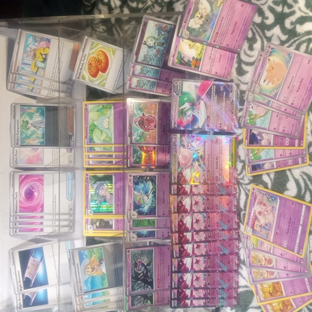 ULTIMATE Pink & Psychic Lot 10x Mega Diancie ex, Lillie, Mimikyu 53 Cards!